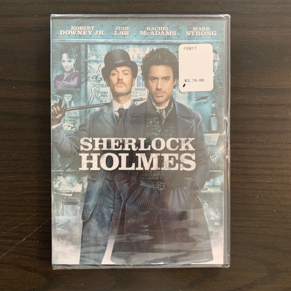 Sherlock Holmes DVD 2009 Robert Downey Jr Jude‎ Law Guy Ritchie Widescreen New